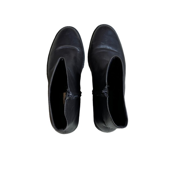 Lord & Taylor Dark Brown Leather Zip Up Ankle Boots | Size Woman’s 6 - Picture 6 of 9